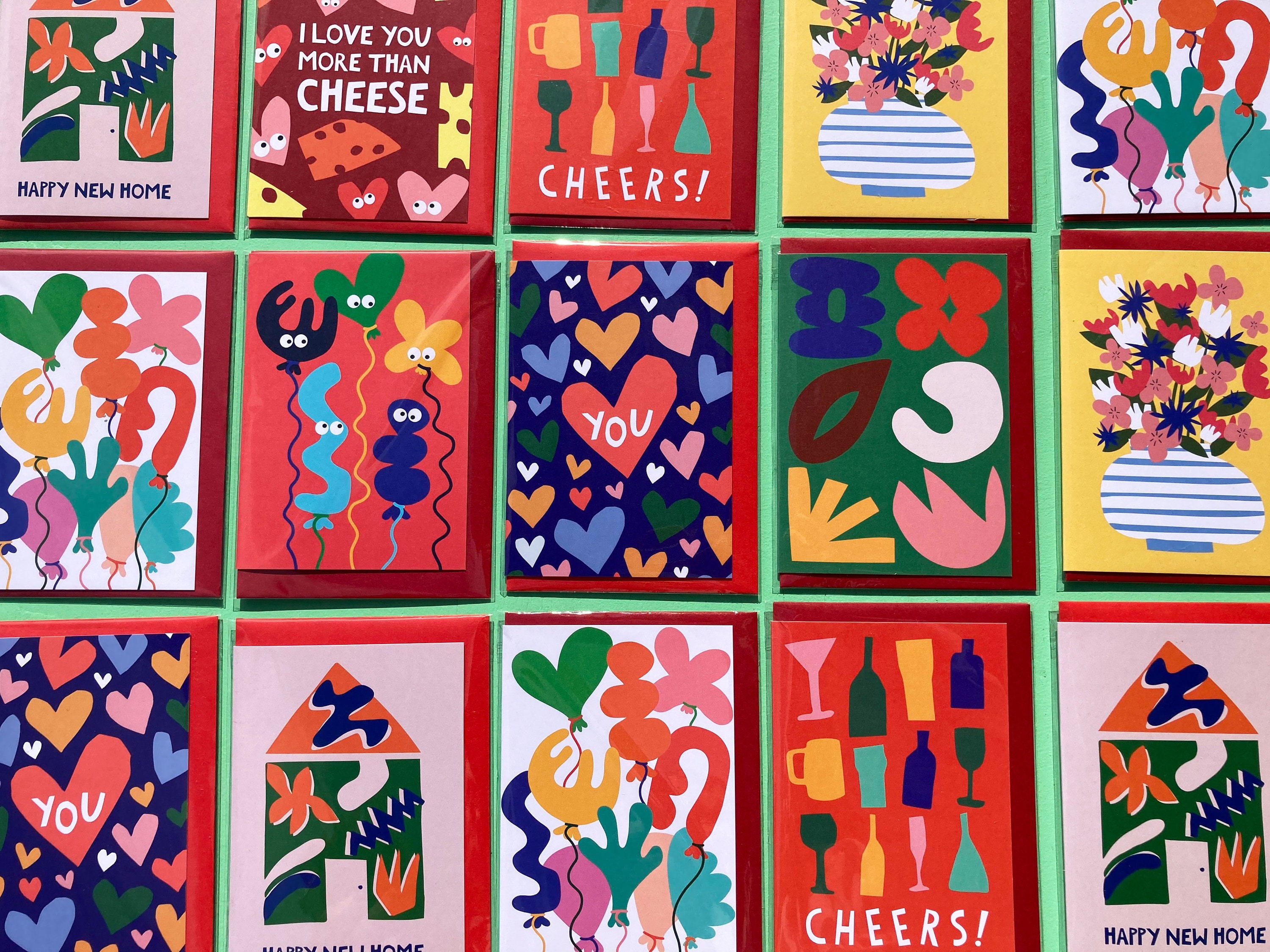 Pack of 10 greeting cards Card Multipack Mix and match Etsy