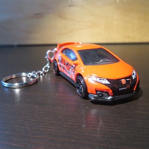 Red Honda Civic Type R car keychain gift