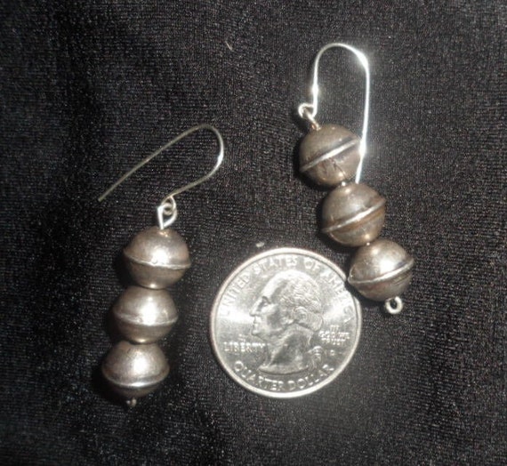Old Handmade Sterling Beads VINTAGE NAVAJO PEARLS… - image 5