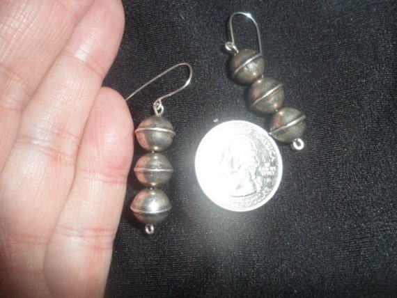Old Handmade Sterling Beads VINTAGE NAVAJO PEARLS… - image 9