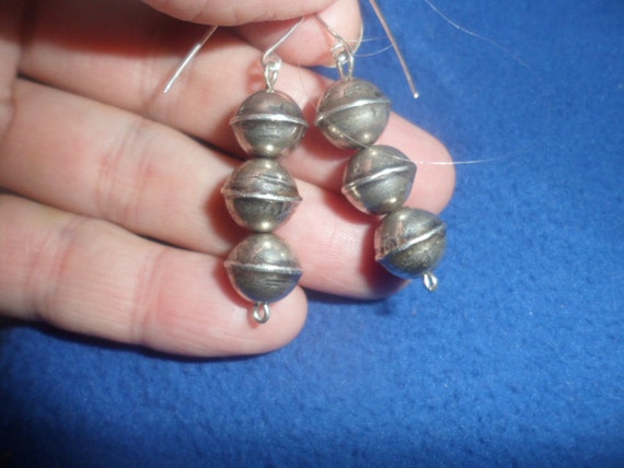 Old Handmade Sterling Beads VINTAGE NAVAJO PEARLS… - image 6