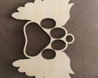 Paw memorial wall decor