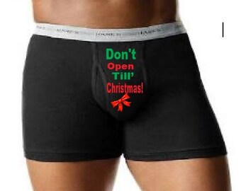 Christmas Boxer Briefs | Etsy