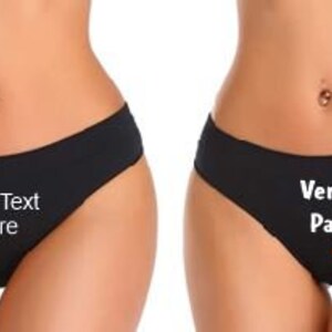 Thongs for Women, Personalized Thongs, Valentines Day Gifts, Gifts for her, Gifts for Him, Decorated Panties