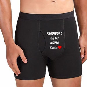 Personalized Boxer Briefs, Reservado para mi novia, Anniversary Gifts, Birthday Gifts for Him, Gifts for him, Gifts for her