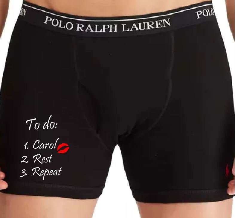 Personalized Boxer Briefs To Do Boxer Briefs Ralph Lauren Etsy