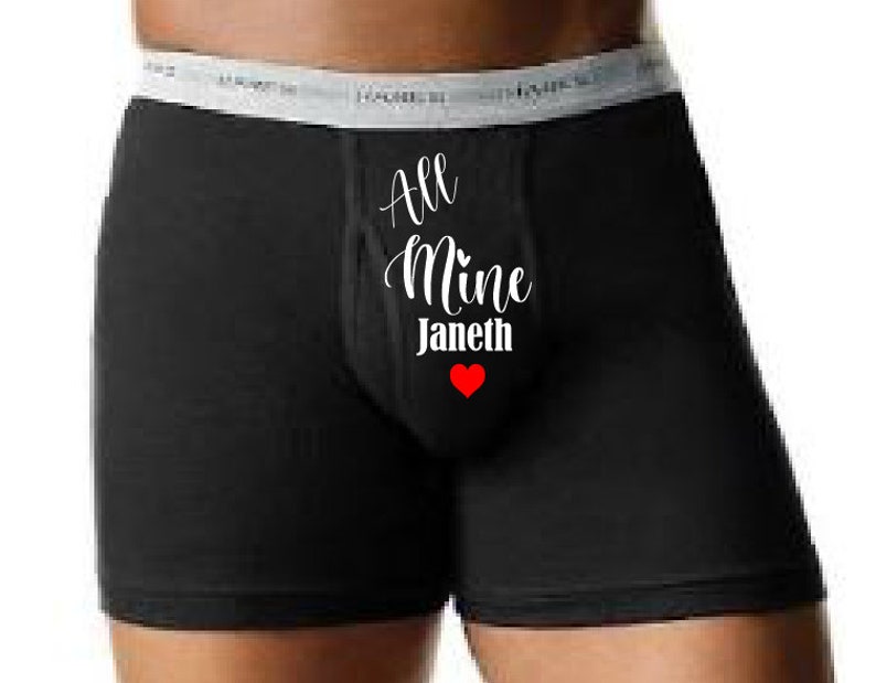 Property of Personalized Boxer Briefs Property of, Valentines Day Gifts, Gifts for Him, Boxer Briefs, Funny Boxer Briefs, image 2