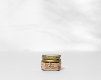 Cacao Rose – Lip, Brow & Cuticle Balm | Floral Infusion with Jasmine and Geranium