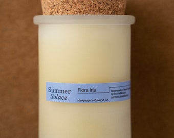 Flora Iris Tallow Candle - Regenerative Tallow™
