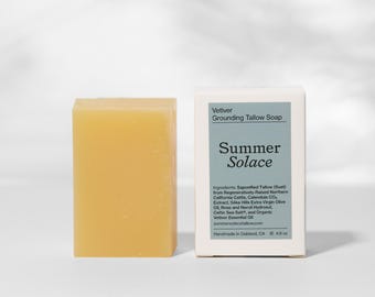 Vetiver Grounding Soap – Earthy Bar for Calm & Balance