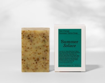 Sea Change Seaweed Bar – Neroli, Bladderwrack for Mineral-Rich Cleansing