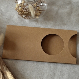 Lot de pochettes kraft rectangles pour faire-part