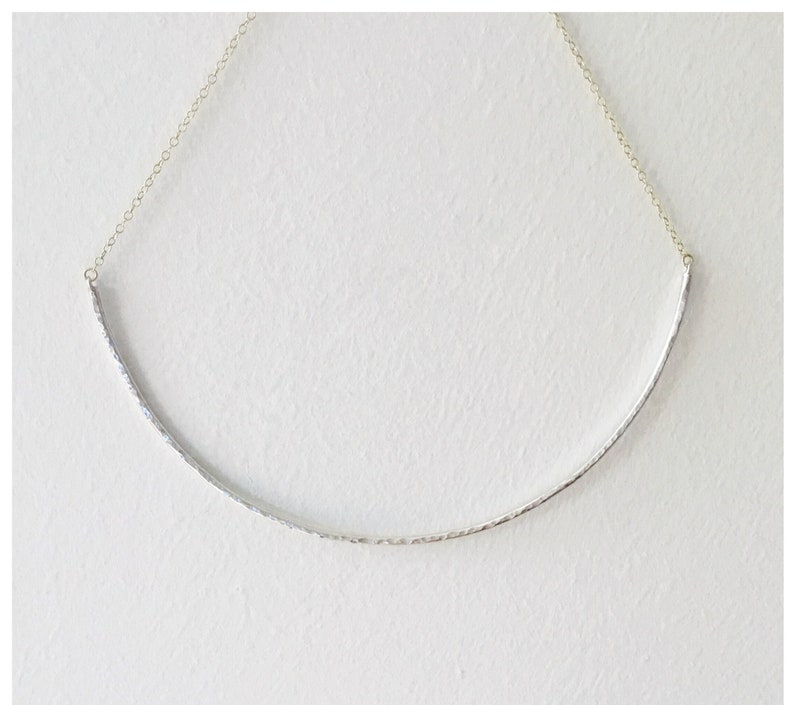 Choker Necklace Sterling Silver or Solid Gold Choker Etsy