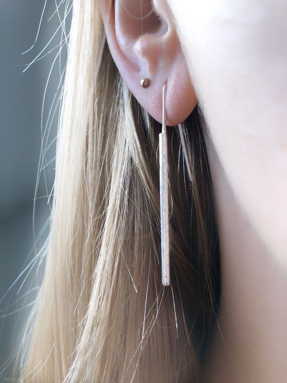 AMETHYST EARRINGS, PURPLE Amethyst Gemstone 925 Sterling Silver Drop  Earrings, Unique February Birthstone Earrings Gift for Her - Etsy