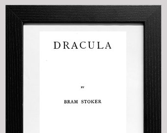Dracula, Bram Stoker, A4, Wall art, First edition, INSTANT DIGITAL DOWNLOAD, Book, Art Print, printable, pdf, Vintage, Oldie, books, read
