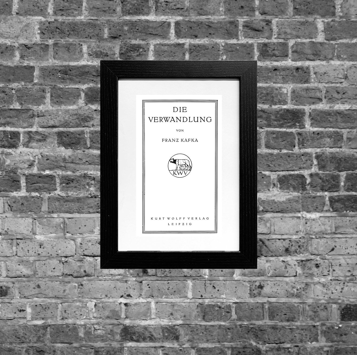 Franz Kafka, the Metamorphosis, Die Verwandlung, A4, First Edition ...