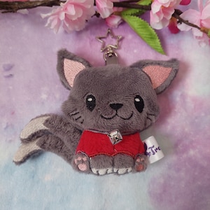 Nekomata Yokai Kawaii Keychain