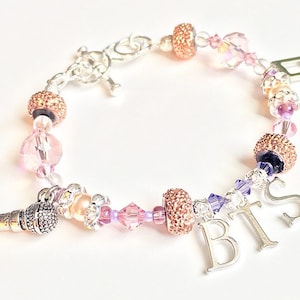 BTS Bracelet W/swarovski Crystals Butter Dynamite RM Jhope Jin