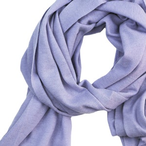 LAVENDER GRAY cashmere scarf. Chunky shawl for womens. Soft blanket scarf perfect in winter. grey wrap. ethical fashion. High quality scarf