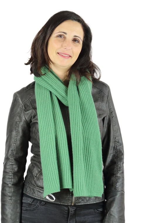 Textured Cashmere Scarf. Chunky and 
