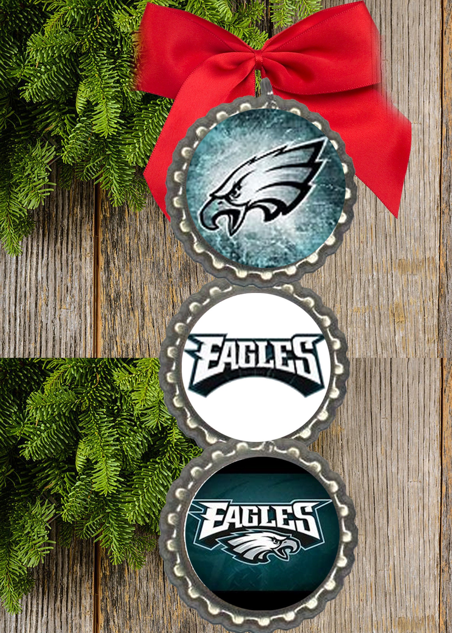 Philadelphia eagles christmas ornament ornaments christmas Etsy