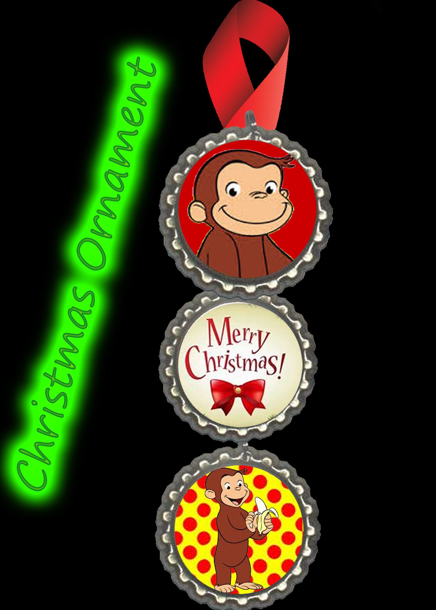Curious christmas ornament christmas tree decorations Etsy
