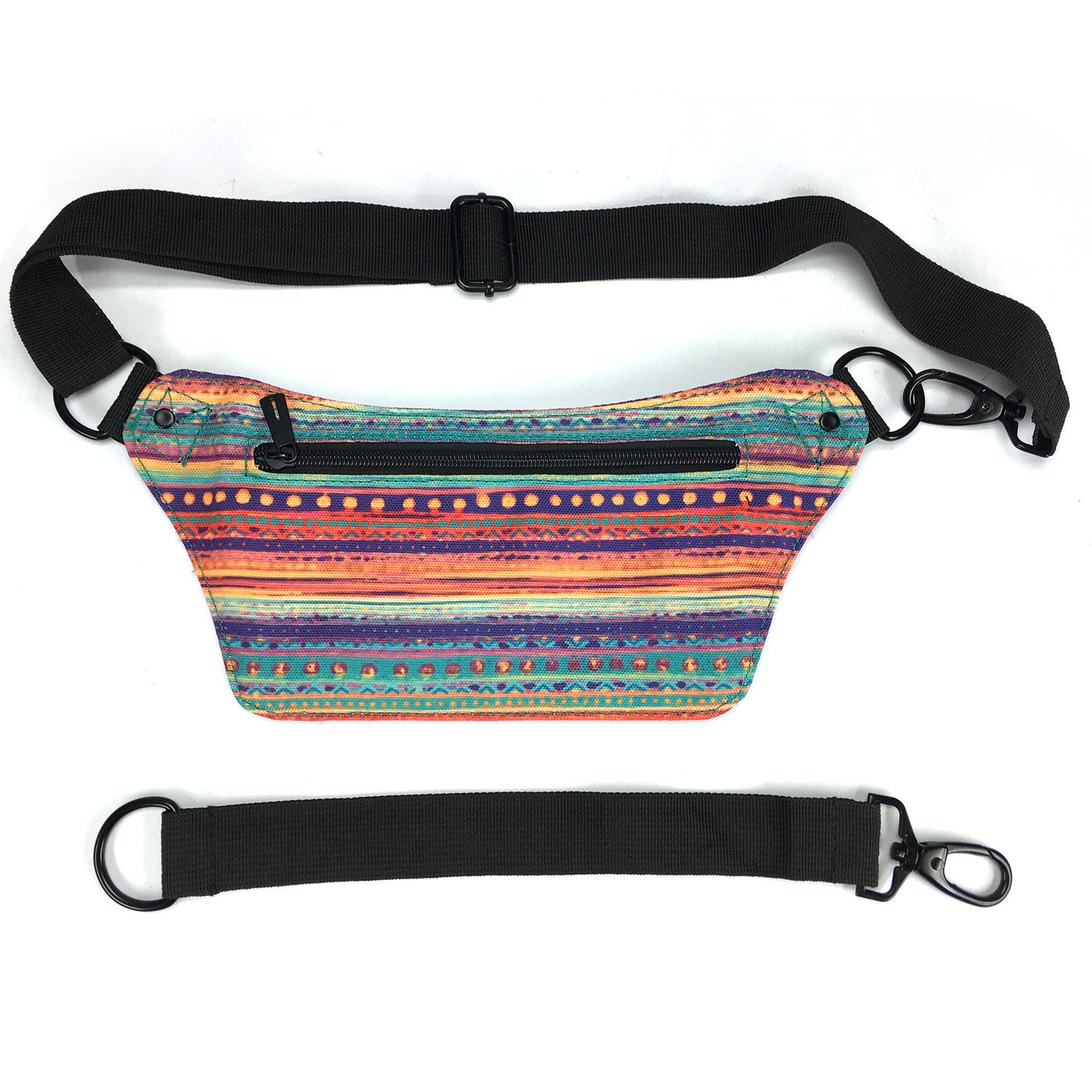 Flat Fanny Pack/ Small Fanny Pack/ Dog Walking Bag/Hip Bag/ Etsy