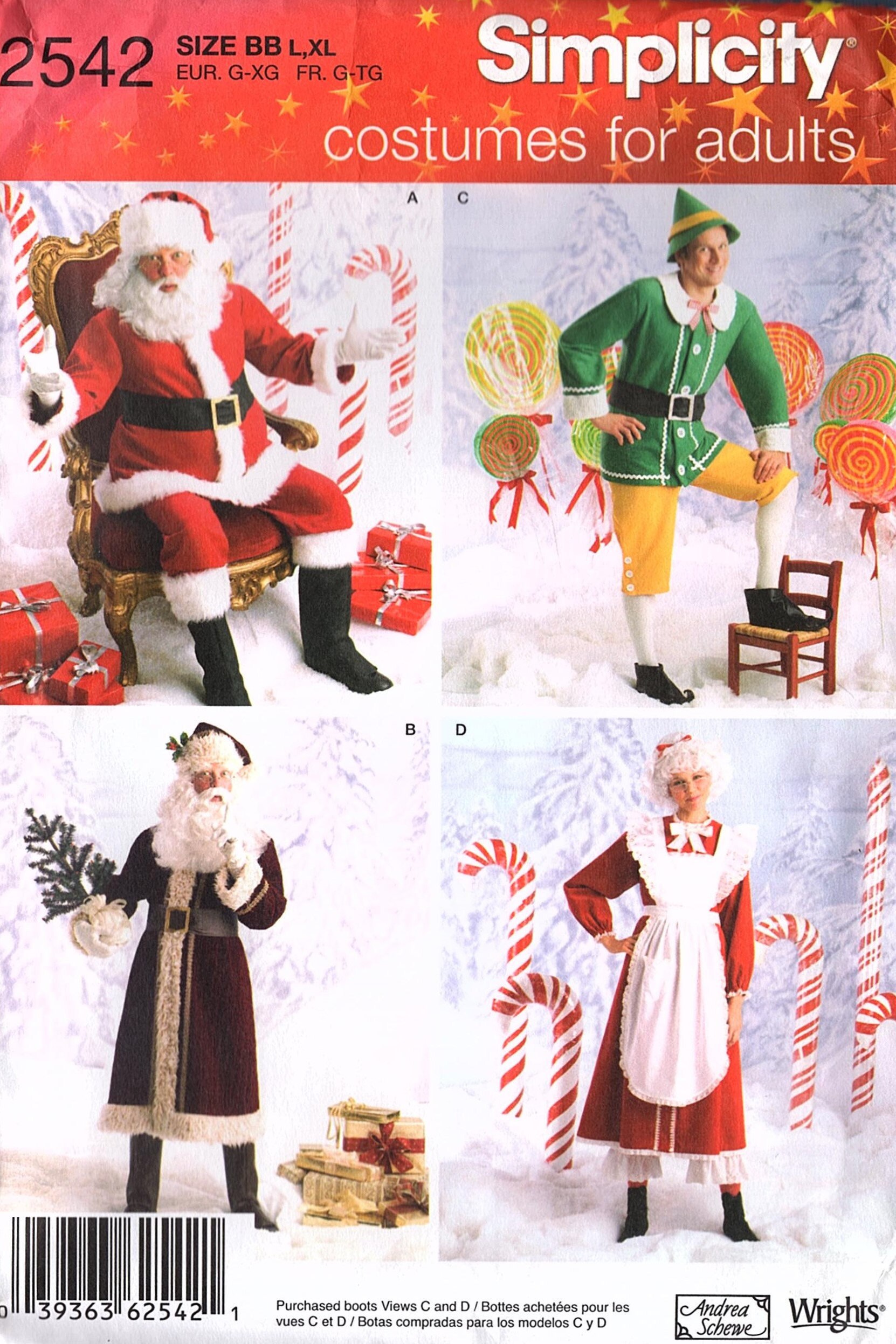 mr and mrs claus costumes