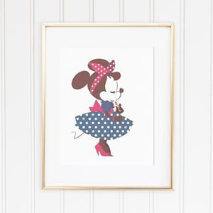Minnie Mouse Cross Stitch Pattern