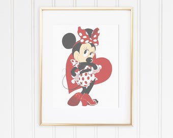 Minnie Mouse Counted Cross Stitch Pattern, PDF, Pattern Keeper compatible