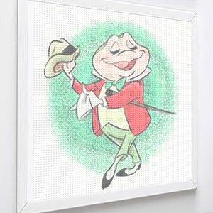 Mr Toad Counted Cross Stitch Pattern