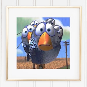 Blue Bird Counted Cross Stitch Pattern, PDF, Pattern Keeper compatible