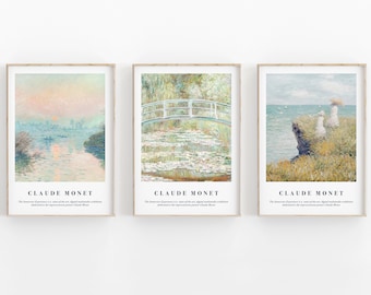 Monet Exhibition Art Claude Monet Art Print Kitchen Print Monet Wall Art Farmhouse Decor Pastel Room Decor Art Nouveau Prints Monet Exhibition Art Claude Monet Art Print Kitchen Print Monet Wall Art Farmhouse Decor Pastel Room Decor Art Nouveau Prints