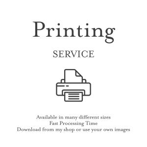 Printing Service, Photography Art Print | High Quality, Archival Prints | Paper and Canvas | Print Your Images and Photos