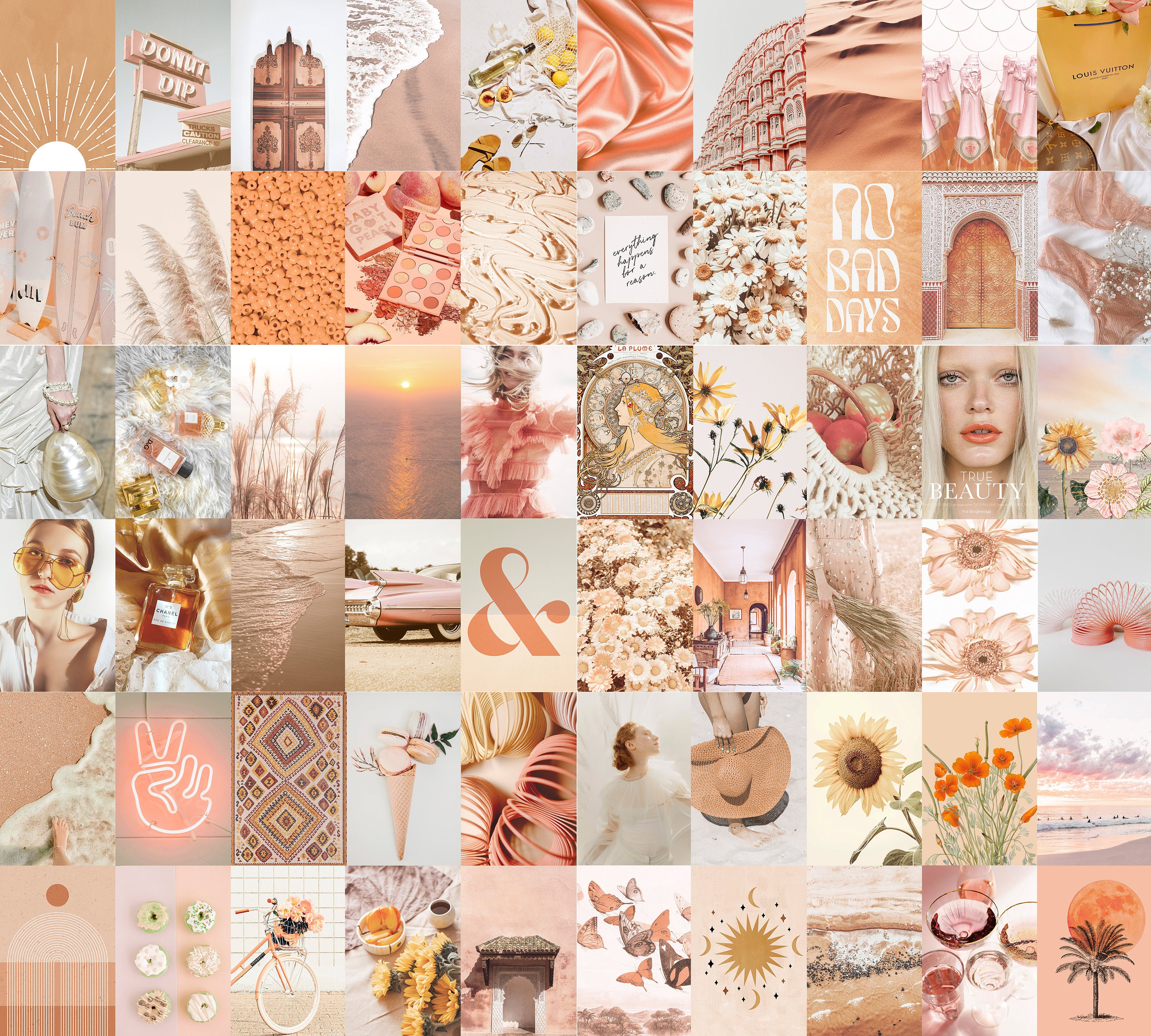Download Pink And Orange Louis Vuitton Phone Wallpaper