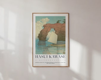 Hasui Kawase Art Print: Vintage Japan Coastal Scene (Digital Download)