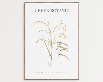 Vintage Herbarium Print: Botanical Gallery Wall Art (do pobrania cyfrowego)