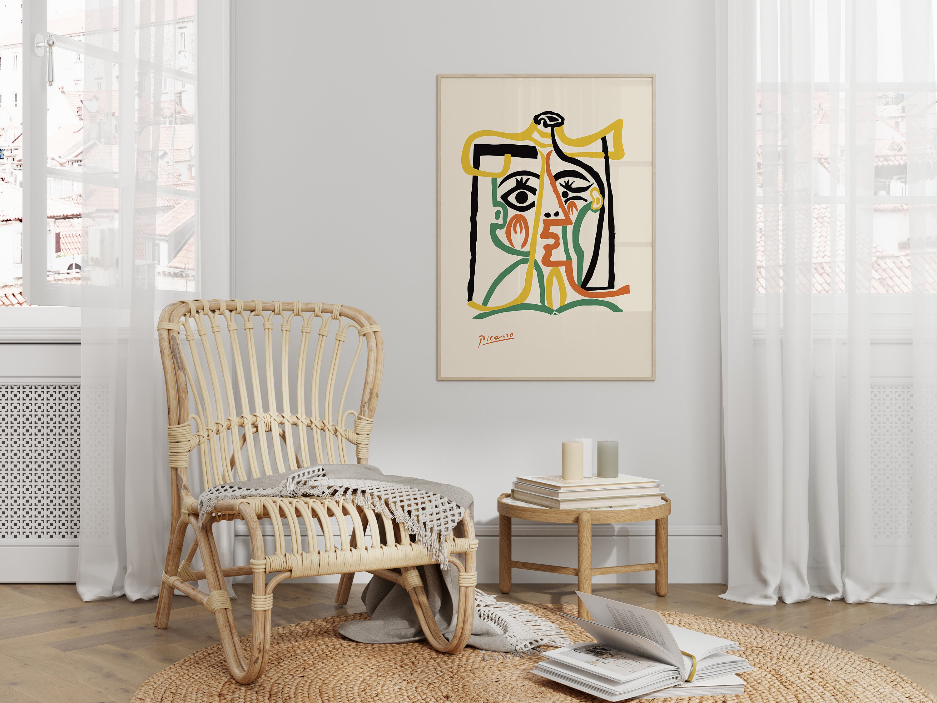 Kunstdruck 'Das Pferd' Von Pablo Picasso – 60x50 Cm, Hochwertiger Druck Auf Poster