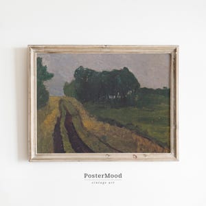 Elegant Vintage Landscape Art Print for Stylish Home Decor | Instant Download | Digital Printable Wall Art