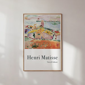 Henri Matisse ArtPrint , Berggruen Cie, Matisse Poster, Colorful Print, Henri Matisse Art Exhibition Poster, Mid Century, Gallery Wall Art