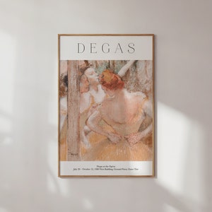 Edgar Degas Art Print , Living Room Print, Degas Painting, Colorful Print, Degas Art Exhibition Poster, Mid Century, Printable Art