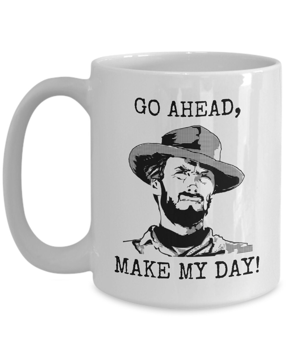 Cowboy Mug, Movie Quote Mug, Cowboy Tea Cup, 15oz Ceramic White Coffee Tea Cup Fun Gift for