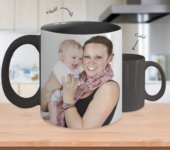 Custom mugs and Personalized mugs 14oz Color Changing Mug Heat