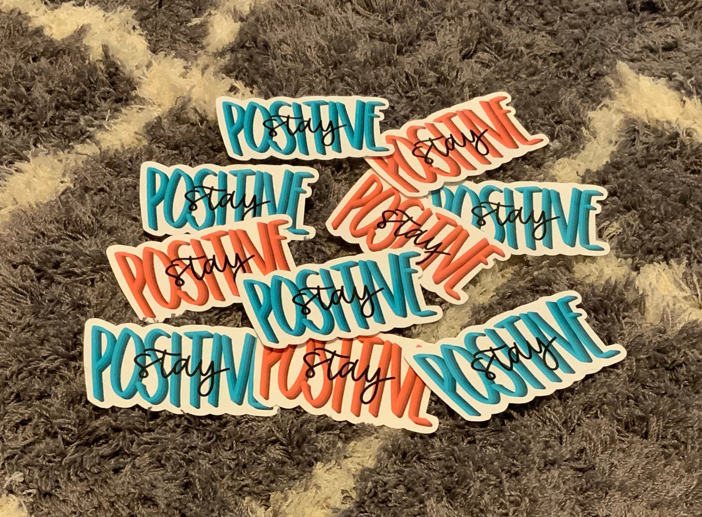 Stay Positive Sticker | Positivity | Weatherproof Sticker | Laptop ...
