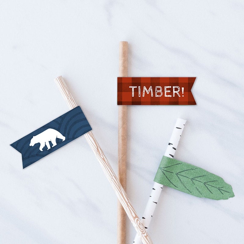 Printable Straw Flag - Etsy