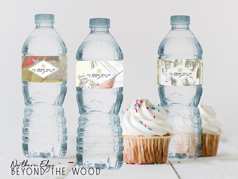 where-the-wild-things-are-printable-water-bottle-labels-water-etsy