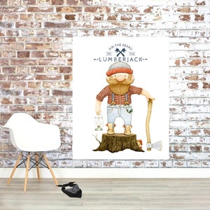 pin the beard on the lumberjack, party game, pin the tail on the donkey, printable party game, lumberjack game, lumberjack party, diy party,