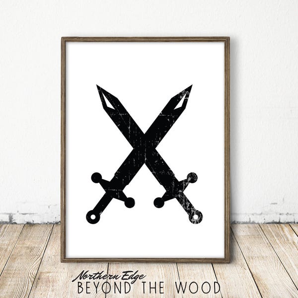 sword print, knight art, armory poster, castle art, weapon print, knight in shining armor, dungeon decor, prince decor, game of throws print