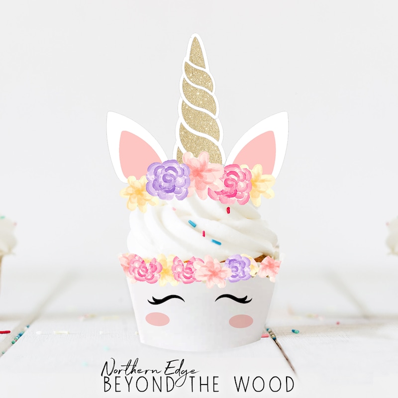 Unicorn Cupcake Wrappers - Etsy