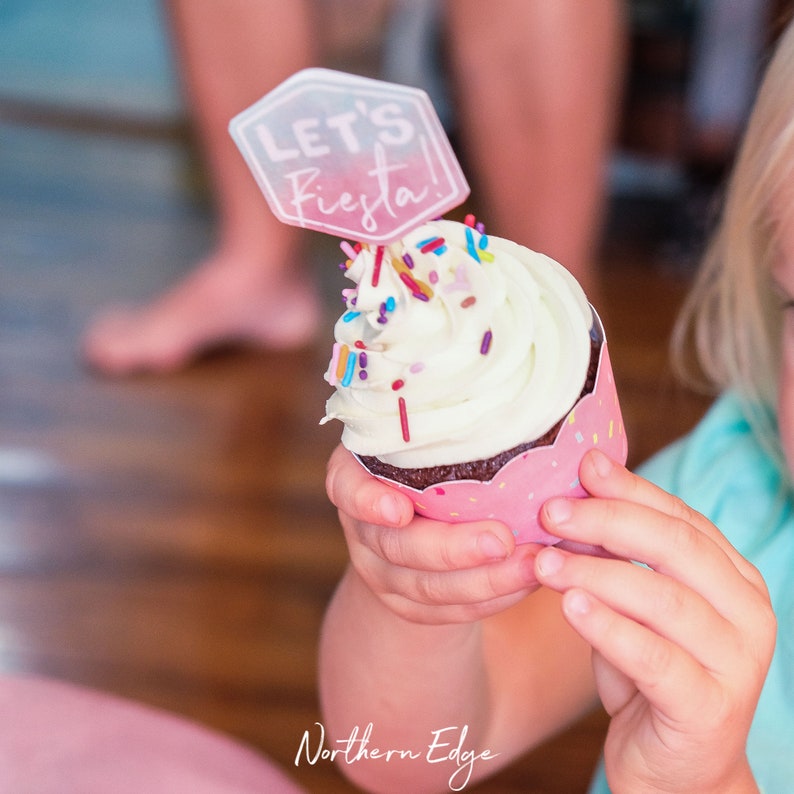 Llama Printable Cupcake Toppers Cupcake Toppers Fiesta Party - Etsy